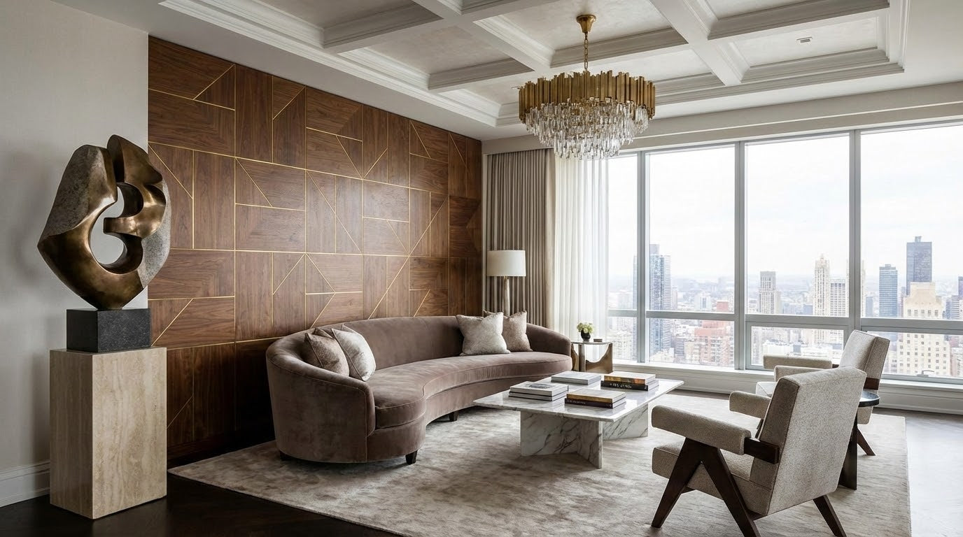 How to Make Your Living Room Look Expensive Using Statement Sculptures and Wall Panels