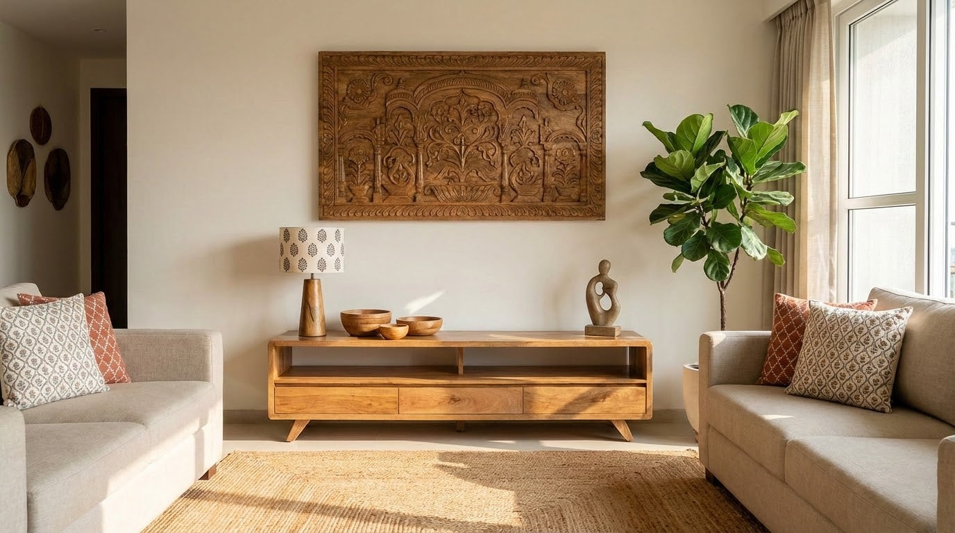 Mango Wood vs. Metal: Why Mango Wood Artifacts are Making a Huge Comeback in Indian Modern Homes