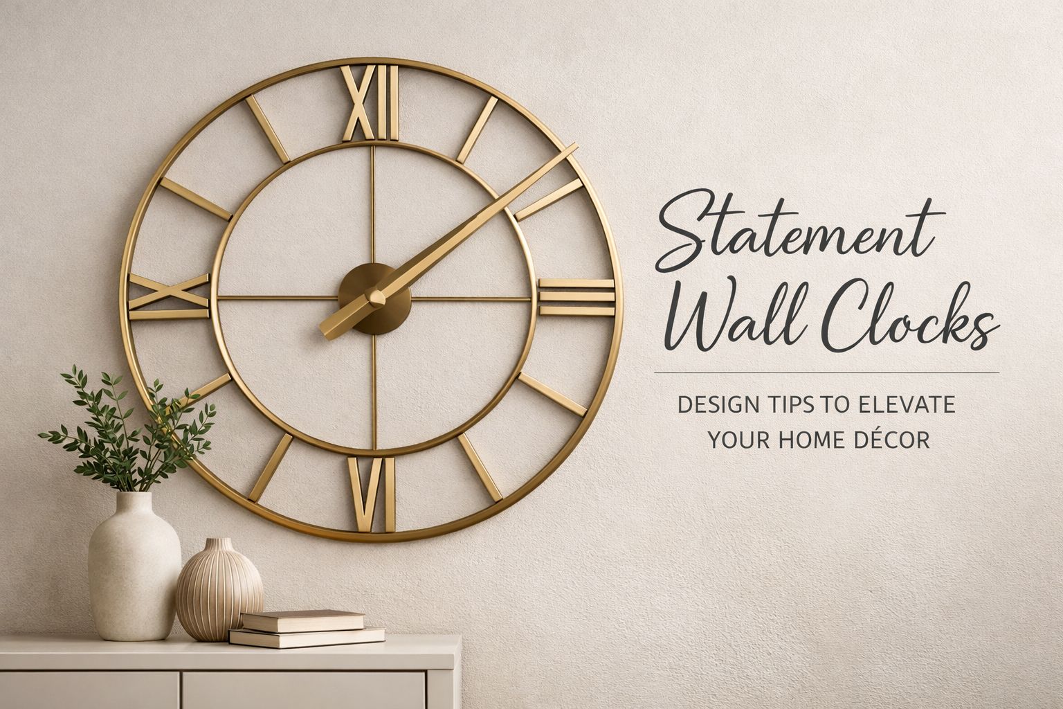Statement Wall Clocks More Than Just Timepieces
