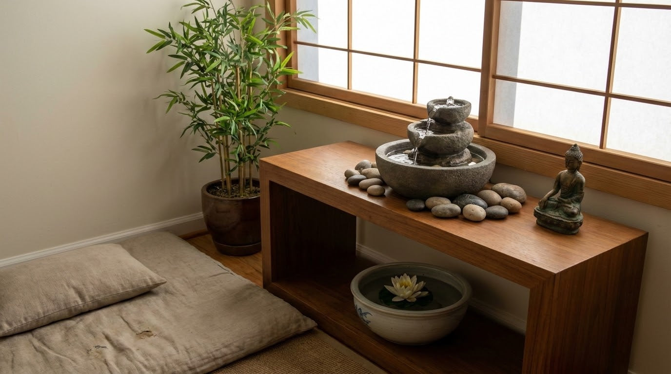 Creating a Zen Sanctuary: The Power of Water and Icons