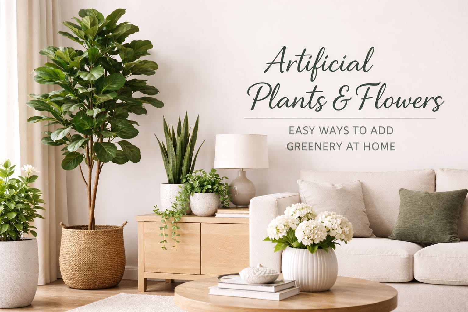 Artificial Plants & Flowers: Effortless Greenery for Every Home