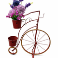 Vintage Bicycle Metal Planter Stand