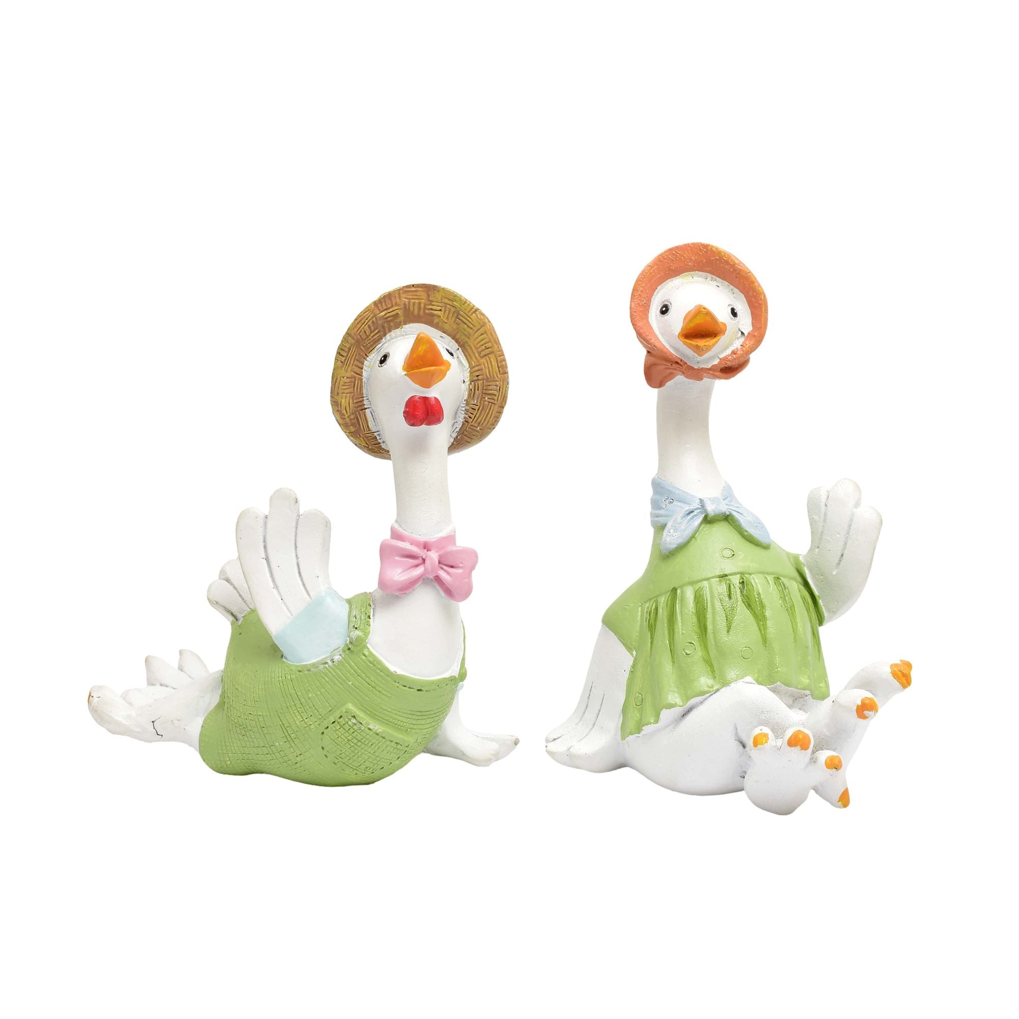 Cute Duck Couple Figurines (Set of 2)