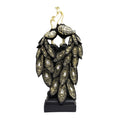 Golden Peacock Couple Figurine