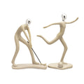 Abstract Sports Figurine – Motion in Art