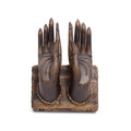 Wooden Palm Hand Showpiece/Card Holder