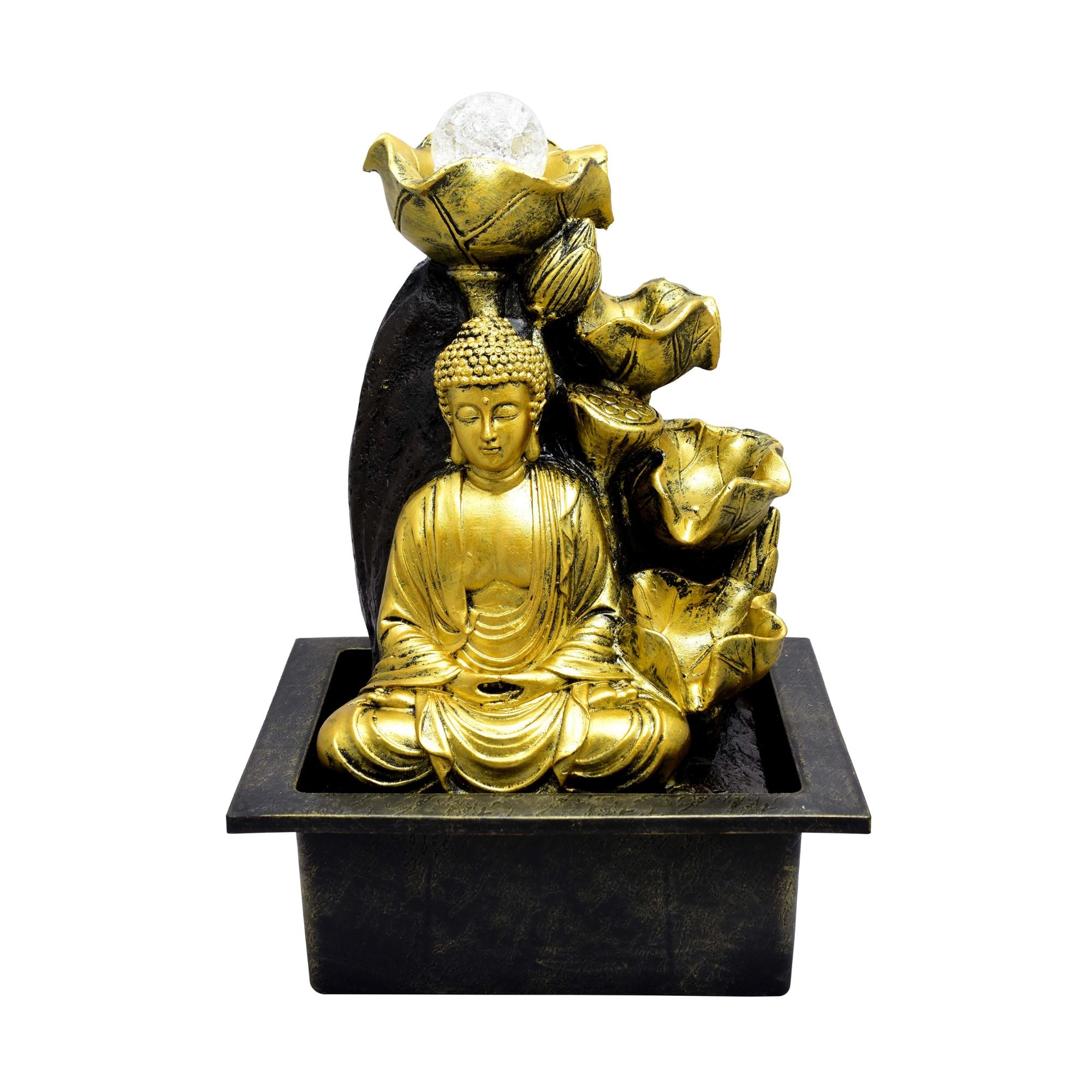Golden Buddha Water Fountain
