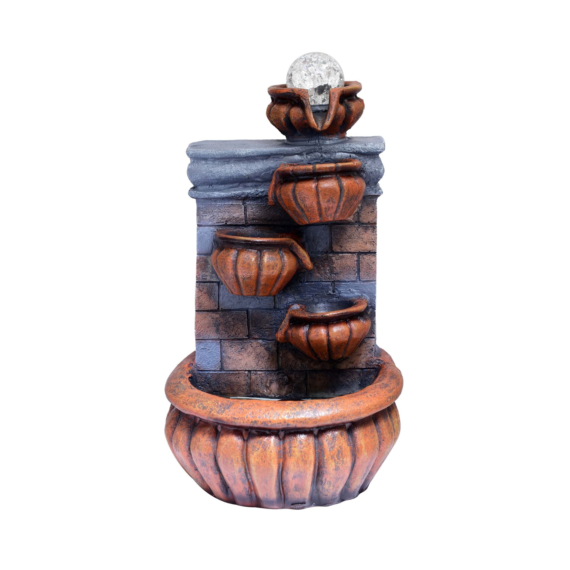 Terracotta Pot Cascade Fountain