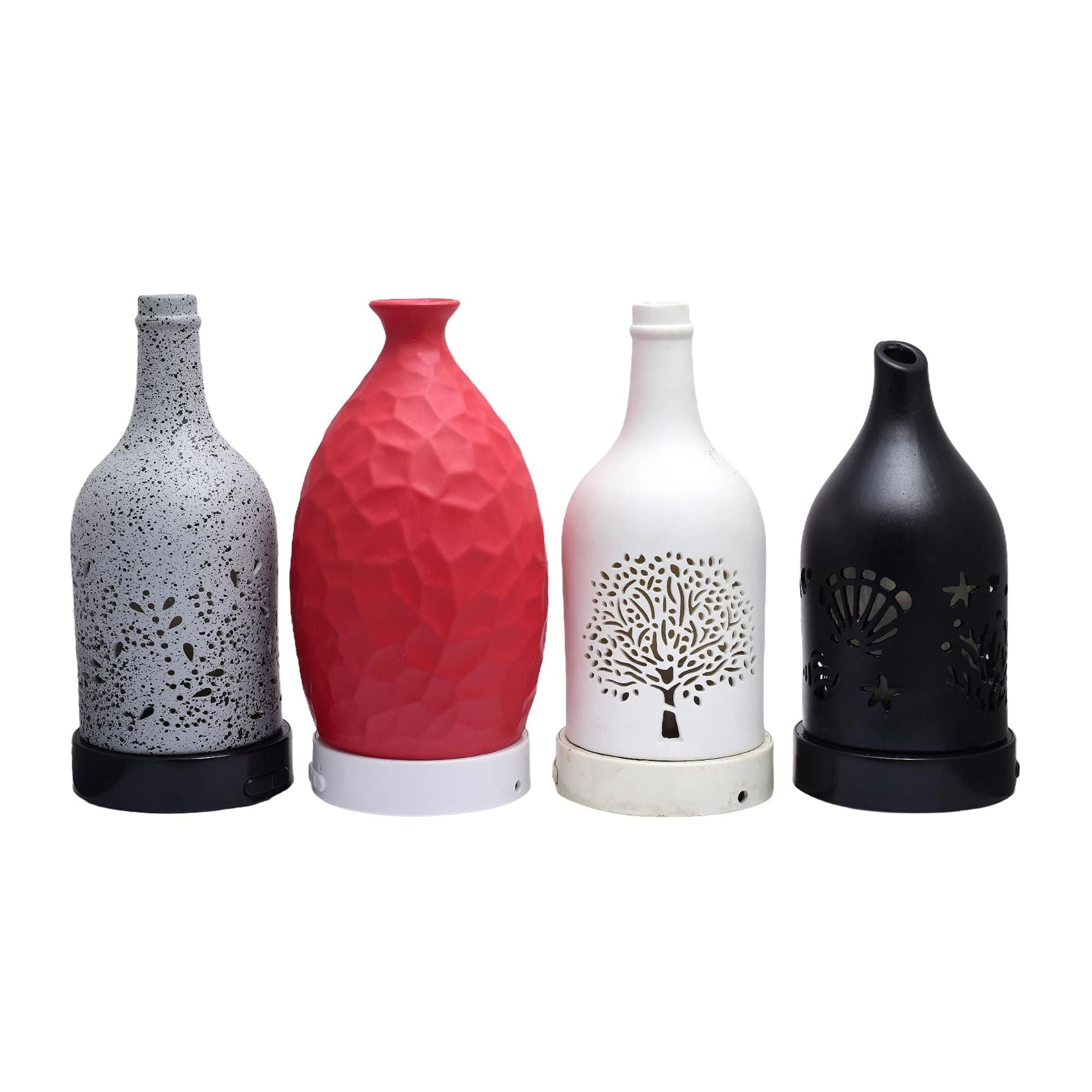 Ceramic Electric Aroma Diffusers with Multicolor Lights (Available in 4 Designs)