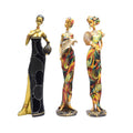 Elegant African lady figurines 