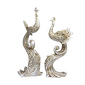 Royal Peacock Figurines (Set of 2)