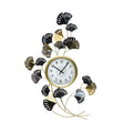  Golden Leaf Wall Clock