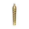 Tall Golden Mosaic Vase