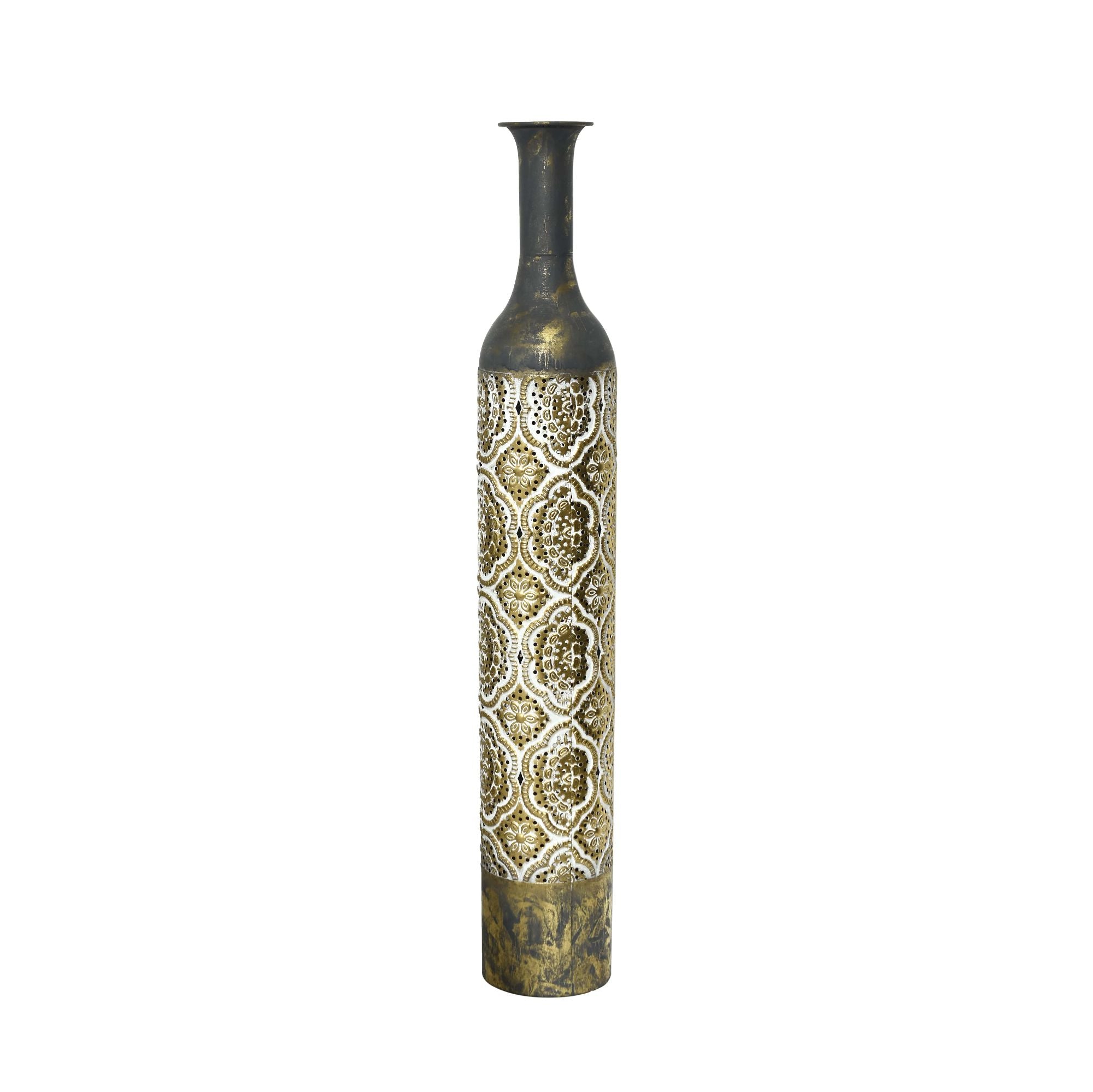 Antique Patterned Bottle Vase Smal