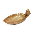 Bronze Bird on Leaf Tray